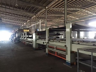 Jingshan five layers box making machine production line produced in the year 2008